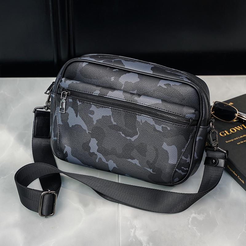Túi đeo chéo nam nữ Camo da chống nước chống trầy cao cấp
