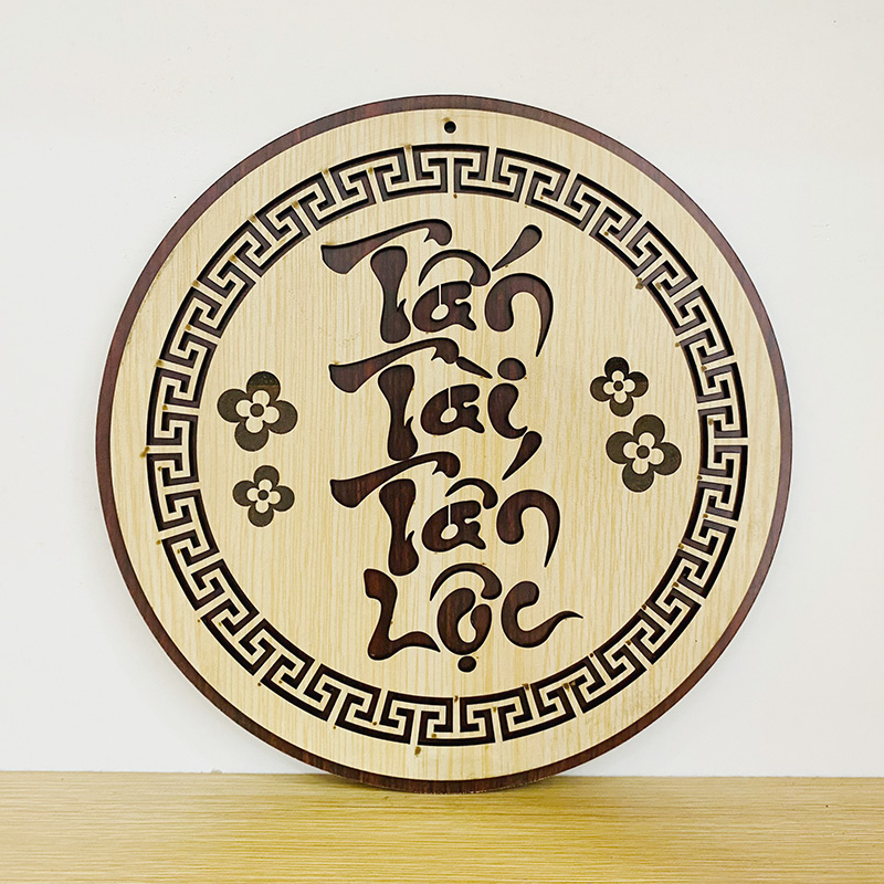 Chữ Tấn Tài Tấn Lộc - Đại Cát Đại Lợi Thư Pháp - Trang Trí Nhà Cửa - Tết