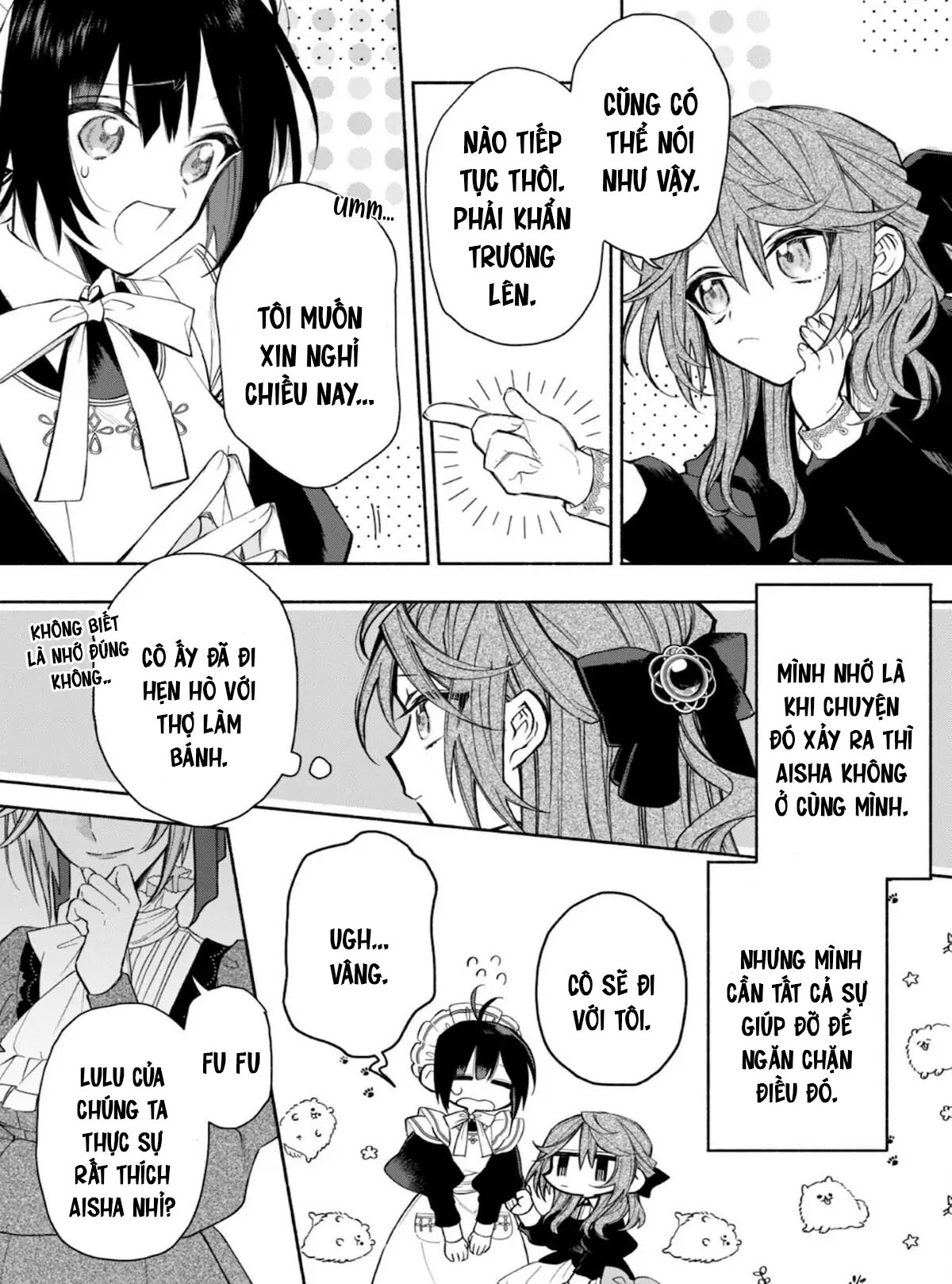 vì đã trở về thân phận ác nữ nên tôi nghĩ mình sẽ chạy trốn khỏi hoàng tử CHƯƠNG 2.1 5