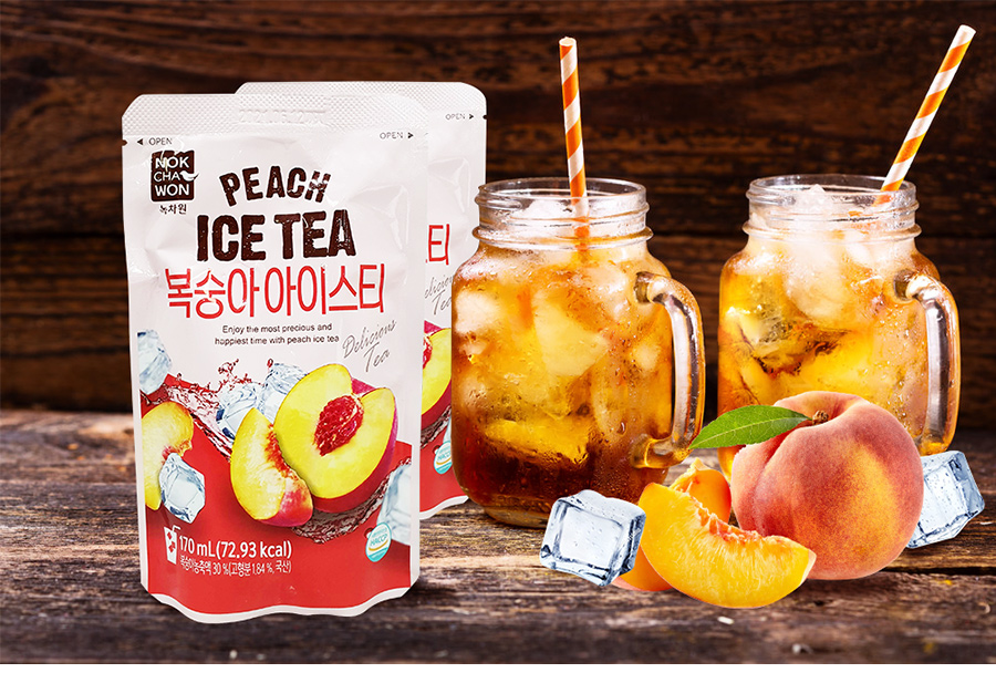 Combo 05 túi ICE TEA Trà đào - Ice Tea Peach Nokchawon