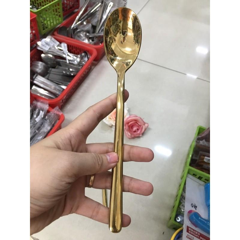 Muỗng inox mạ vàng 304