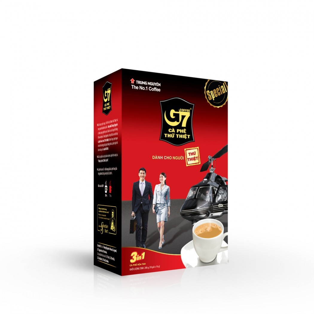 Cà phê G7 3in1 – Hộp 18 sticks 16gr
