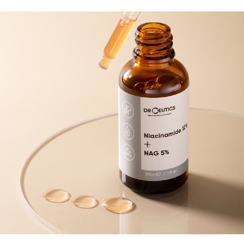 Serum Niacinamide 12% + NAG 5% DrCeutics Mờ Thâm Sáng Da Kiềm Dầu 30ml