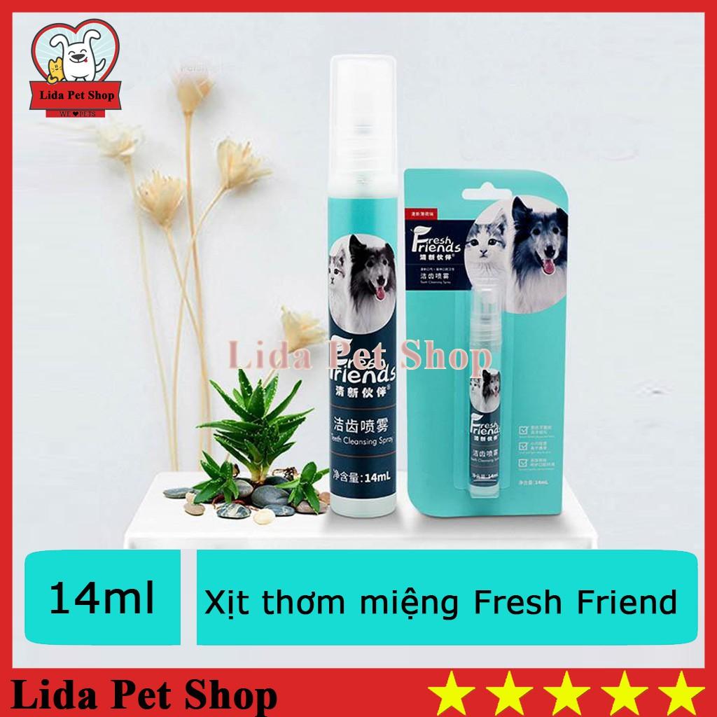 Xịt Thơm Miệng Cho Chó Mèo Fresh Friend 14ml