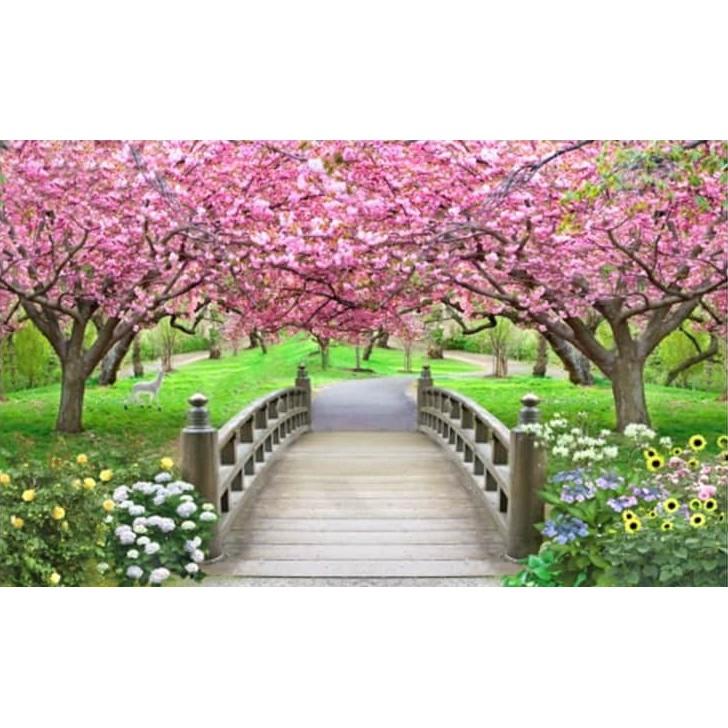 Tranh thêu cầu tình yêu LV3082 - kích thước: 96 * 63cm.