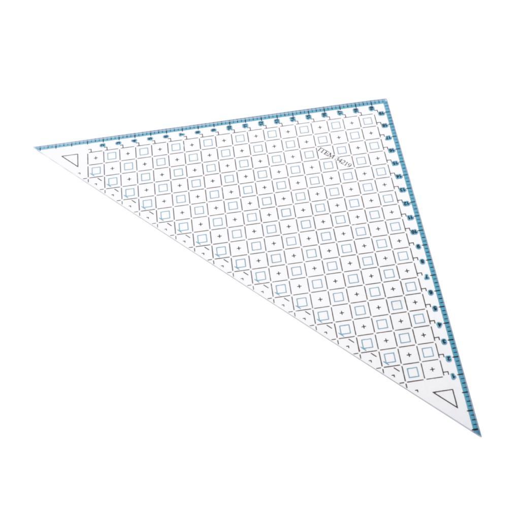 35x15.5cm Acrylic Quilting Bản Mẫu Miếng Dán Cường Lực May Thước Quilting Dụng Cụ