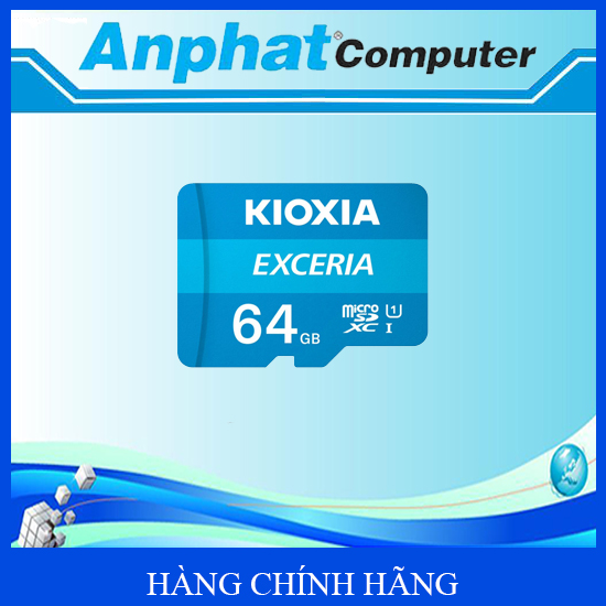 Thẻ nhớ KIOXIA Exceria 32GB/64GB/128GB microSDXC UHS-I Card C10 U1 100MB/s - Hàng chính hãng