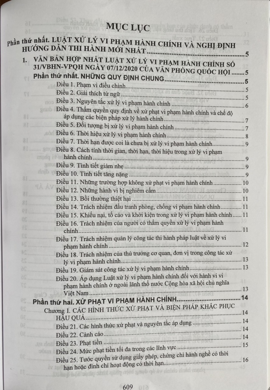 Hướng Dẫn Thi Hành Luật Xử Lý Vi Phạm Hành Chính và Các Quy Định Xử Phạt Vi Phạm Hành Chính Mới Nhất
