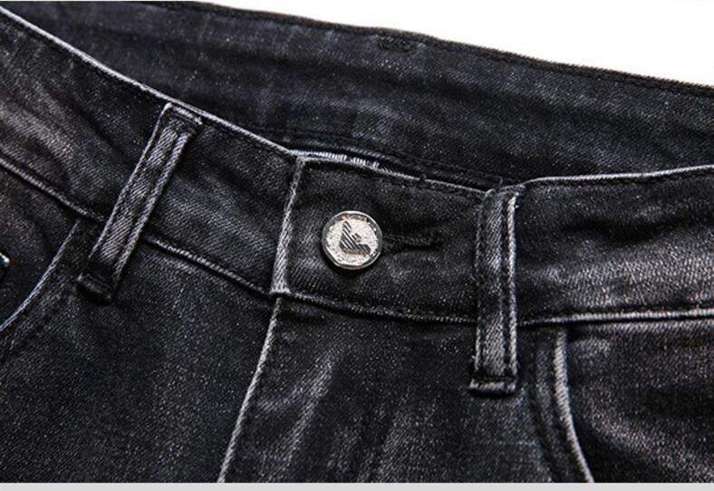 Quần Jean thiết kế sang trọng mang phong cách Âu Mỹ chất vải jean cao cấp co giãn nhẹ mặc thoải mái dễ phối đồ hợp xu hướng thời trang