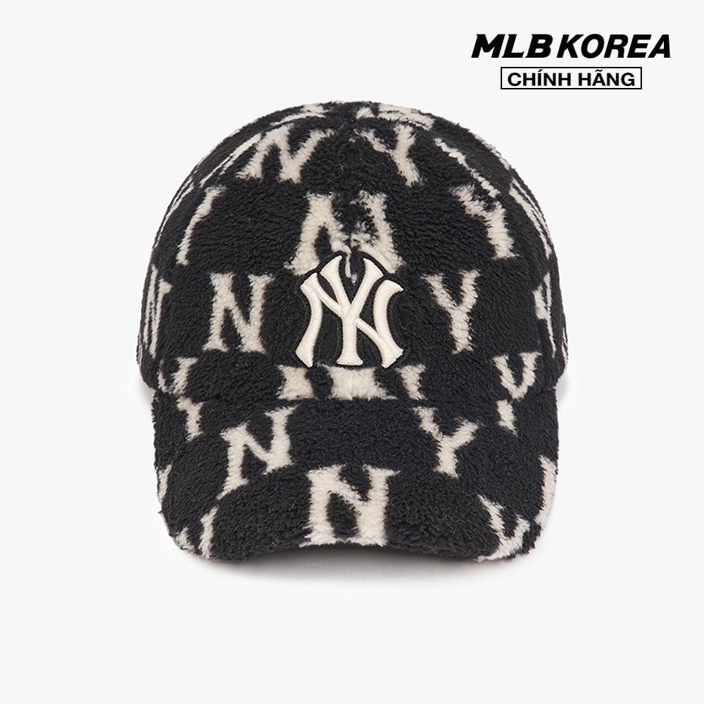 MLB - Nón bóng chày unisex Classic Monogram Fleece Unstructured 3ACPMF126-50BKS