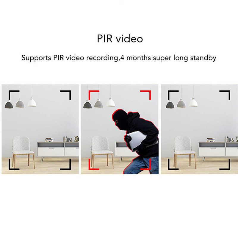 Camera Hành Động Mini 1080P Có Kẹp Giá Đỡ Phát Hiện Chuyển Động PIR Góc Rộng 120 Độ Di Động Camera Thân Mới