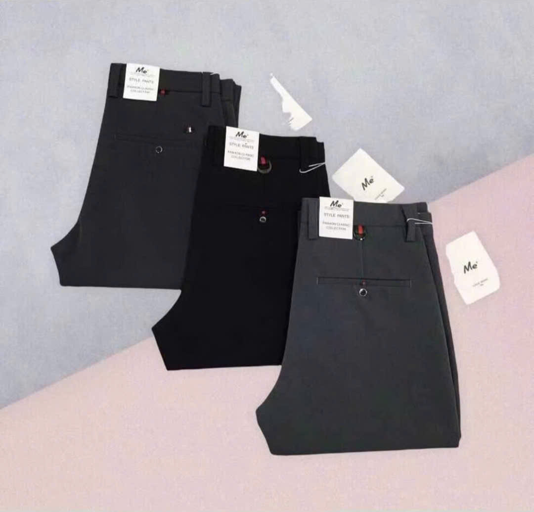 Combo 3 Quần Tây Dài Nam Co Giãn Mạnh/Quần Tây Âu Mềm Mịn Ống Côn Form Đẹp Chuẩn Size