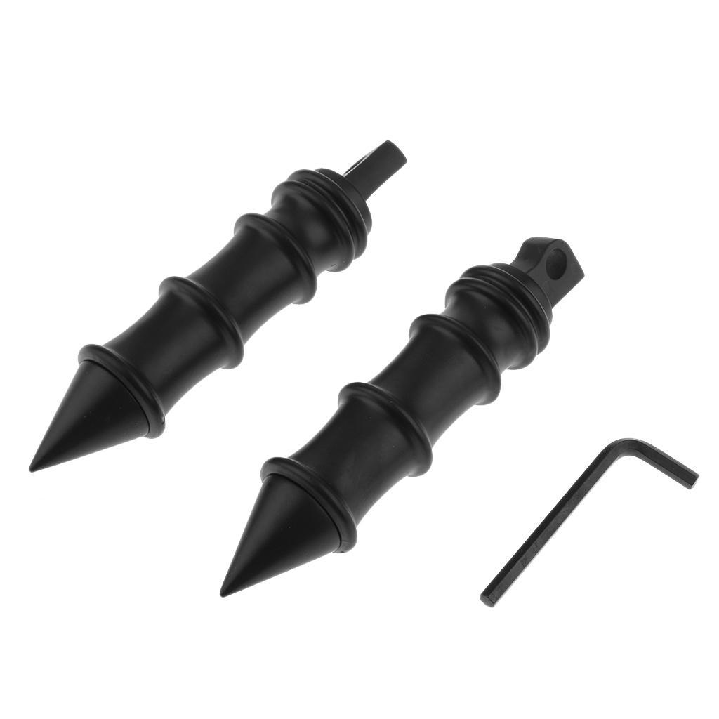 2x Motorcycle Pedals  Foot Pegs Bracket for  Universal