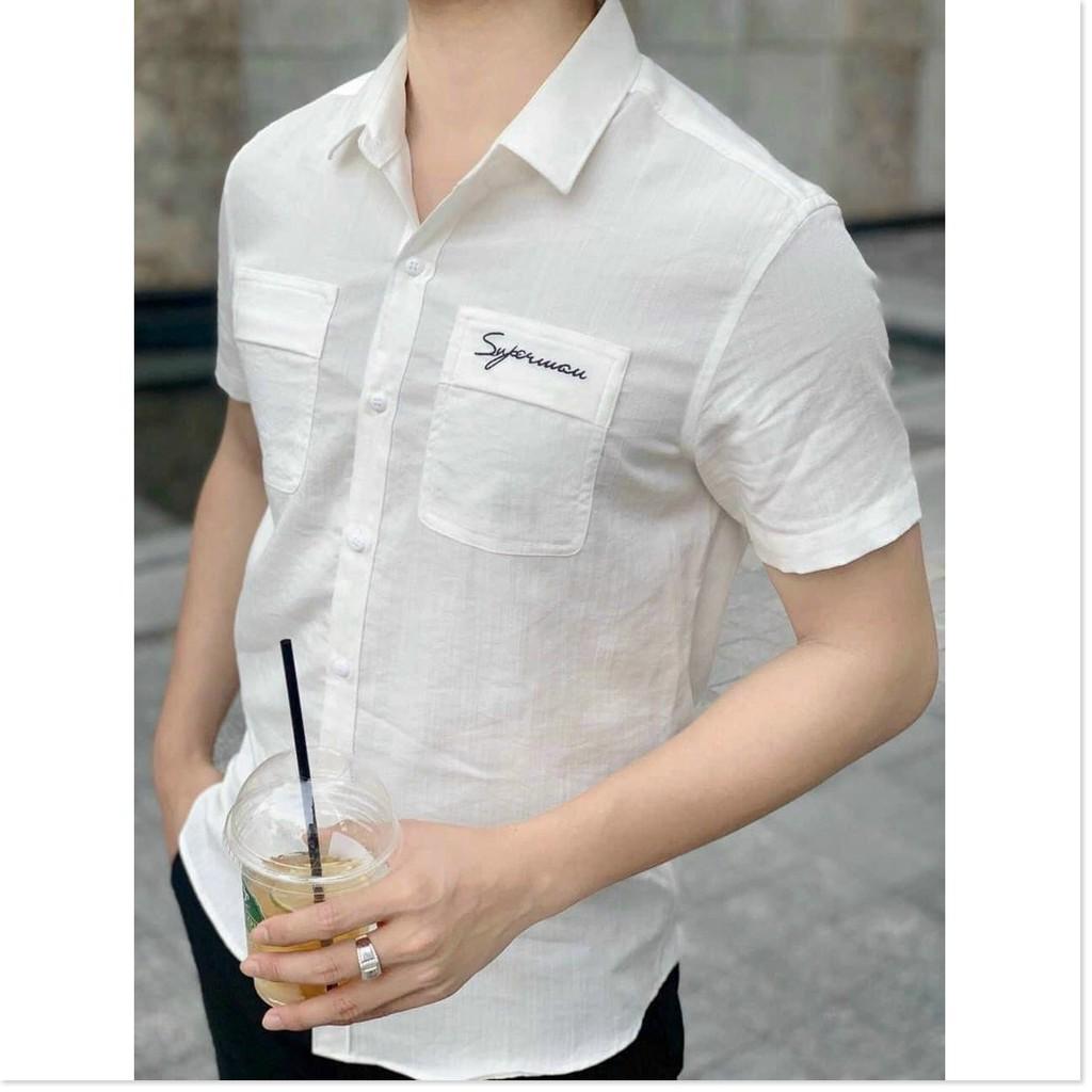 ÁO SƠ MI LỤA NAM,TAY NGẮN,NHIỀU MÀU SẮC LỰA CHỌN,CHẤT LIỆU VÃI THOÁNG MÁT THỜI TRANG VINA 1HIT FASHION