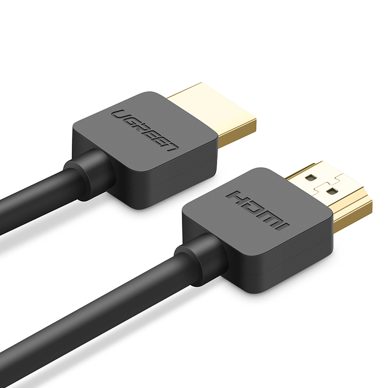 Dây HDMI 1.4 thuần đồng 19 + 1 dài 2M UGREEN HD121 11199 (Đen) - Hàng Chính Hãng