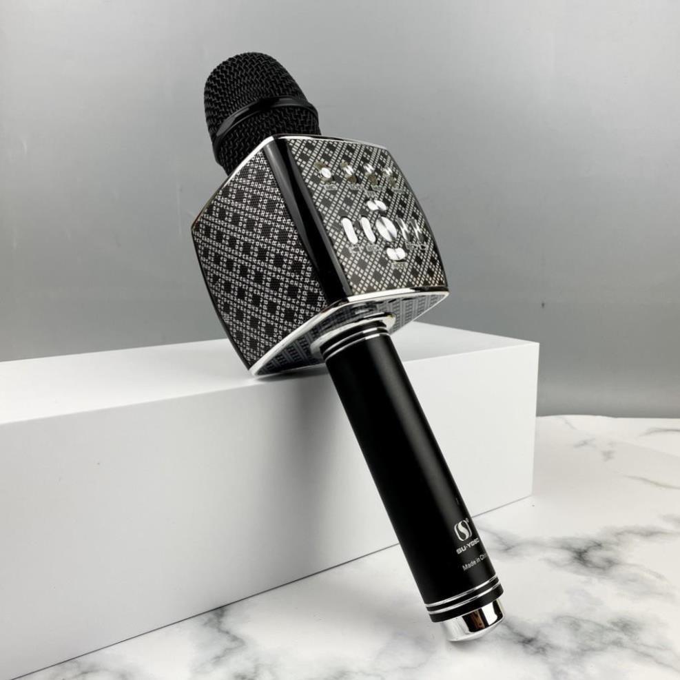 Mic Karaoke Bluetooth YS95 Tích Hợp Loa Bass Dùng Hát Tại Nhà Hoặc Livetream không dây