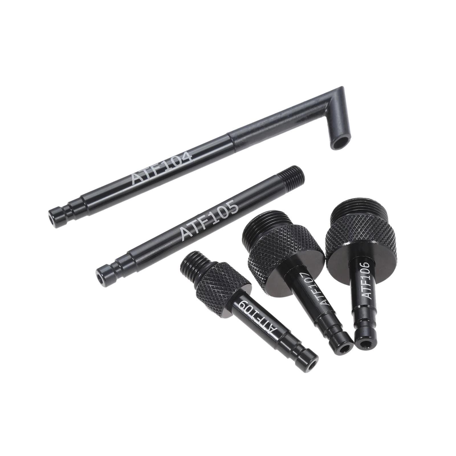 5 Pieces Automotive Transmission Fluid Oil Filling Filler Adapter Aluminum Alloy for 722.9 Dsg 01J 09G Durable