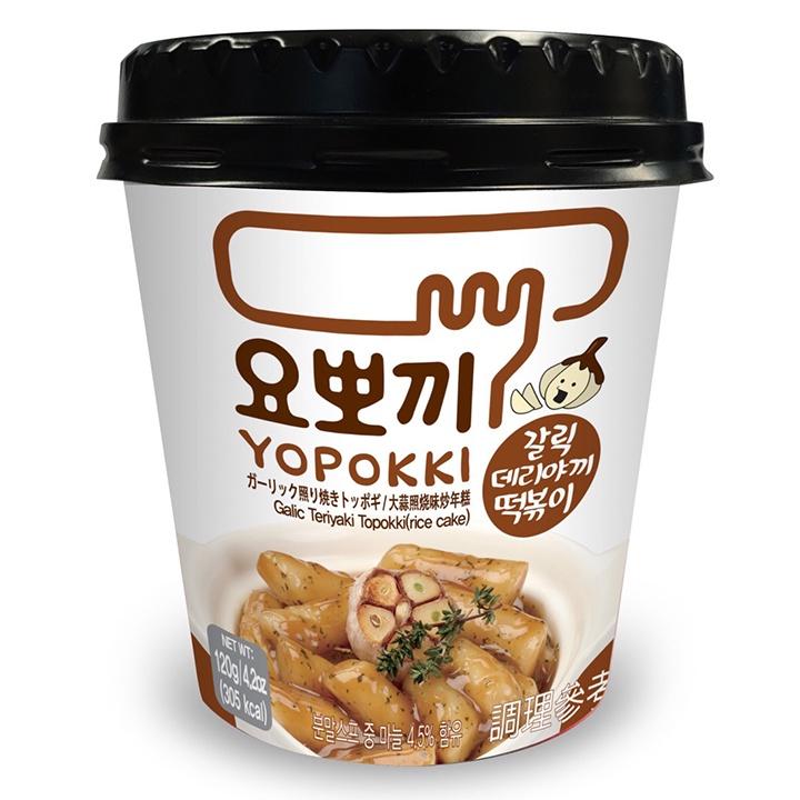 Bánh Gạo Young Poong Topokki Vị Xốt Tỏi Nhập Khẩu Hàn Quốc Dạng Ly (120g/ly)