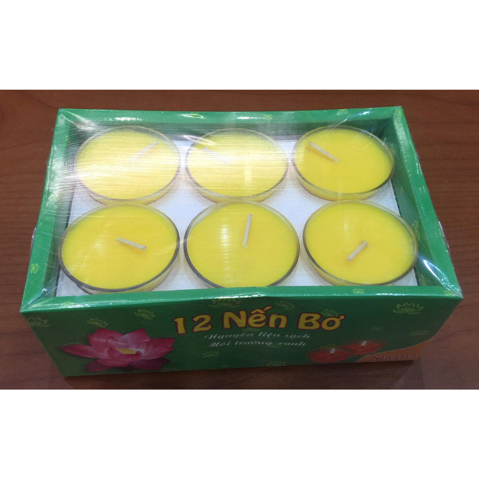 Nến Bơ 6 ly không mùi không khói đảm bảo nến bơ sạch 100% đốt 7 giờ