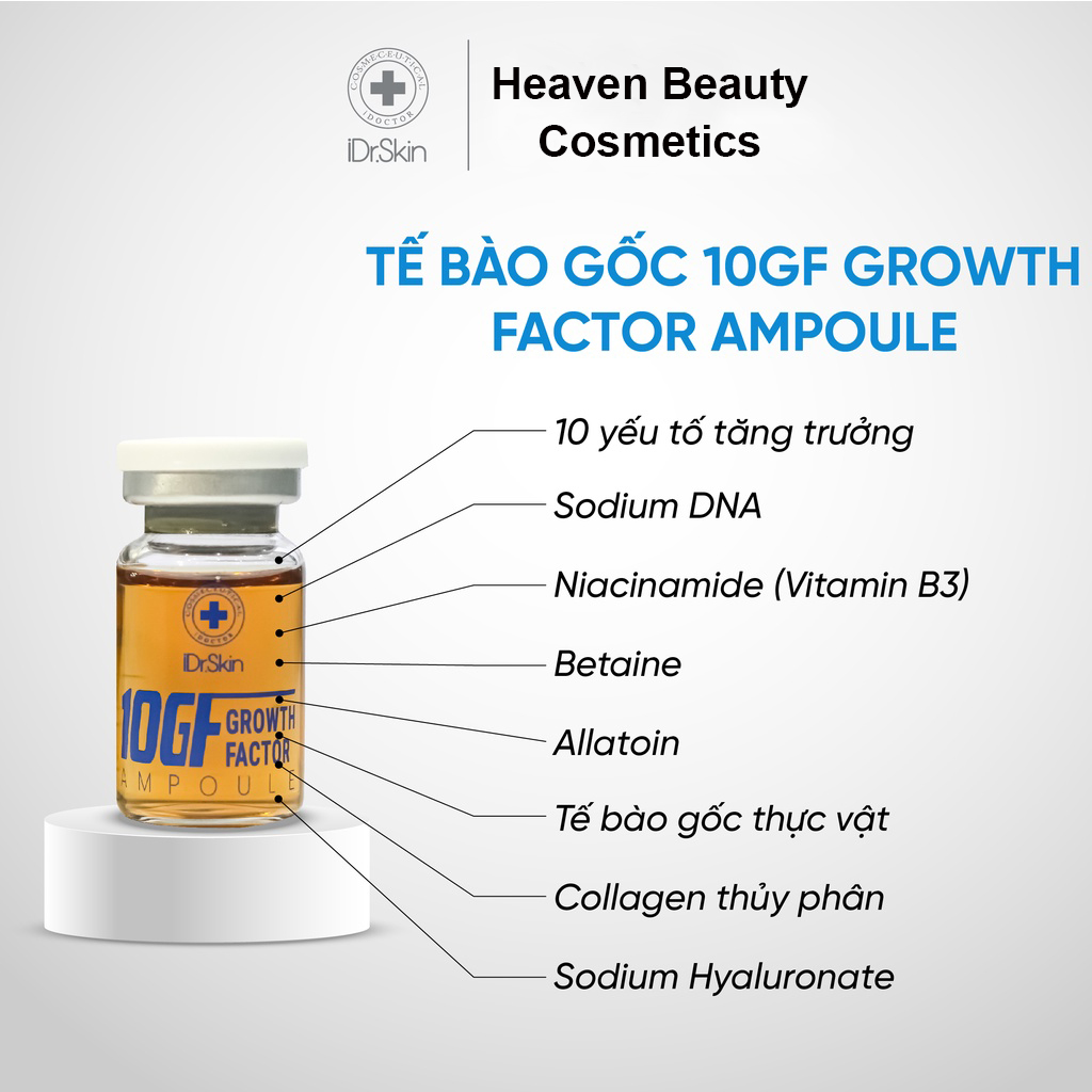 Tế Bào Gốc Tăng Sinh iDr.Skin 10GF Growth Factor Ampoule