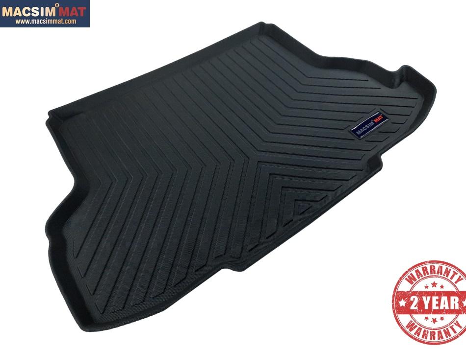 Thảm lót cốp Honda City 2018-đến nay nhãn hiệu Macsim chất liệu TPV cao cấp màu đen