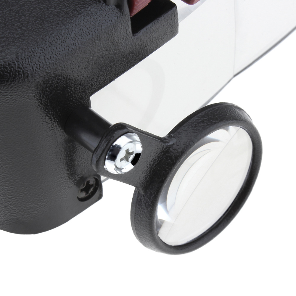 Kính lúp đeo đầu 1,5X-4X tích hợp đèn led trợ sáng