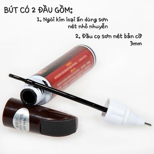 Bút Sơn Phủ Xe Xóa Xước ô tô, Xe Máy 12ML Chống Trầy Xước Chống Thấm Nước đầy đủ màu sơn xe