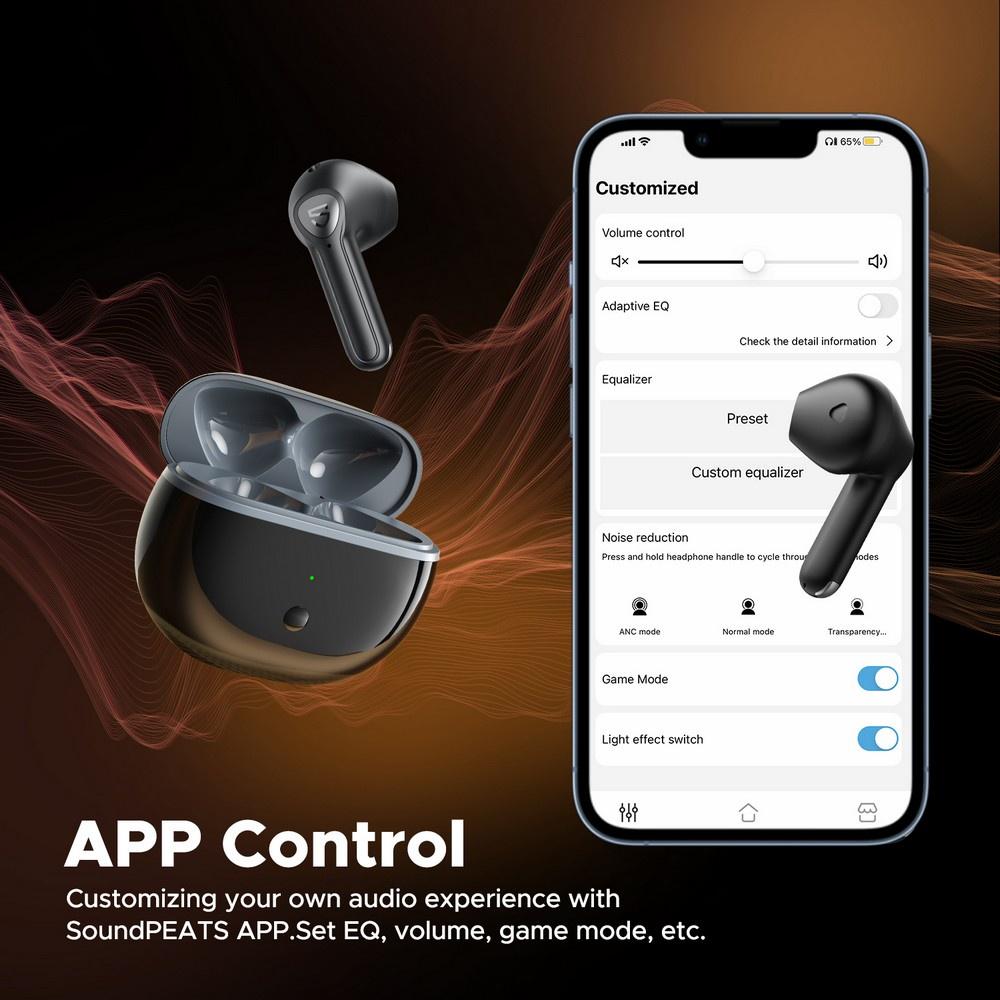 Tai Nghe Bluetooth Soundpeats Air 3 Deluxe HS ️ Game Mode 60ms ️ Hi Res Audio LDAC ️ Hỗ trợ app  - Hàng Nhập khẩu chính hãng