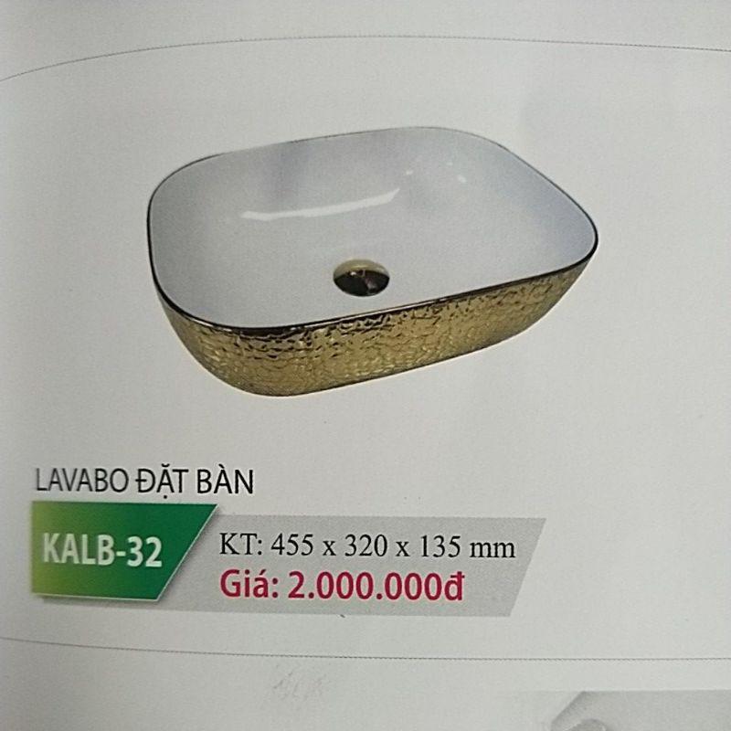 Lavabo đặt bàn mã số 32 như hình sang trọng bền đẹp theo thời gian nhé