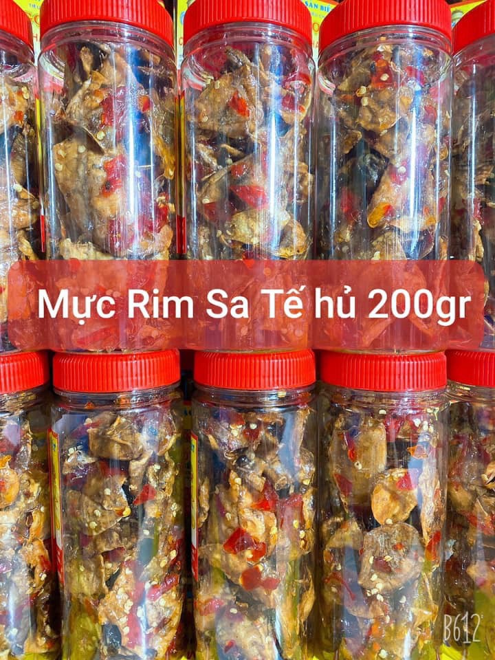 Đặc sản Phan Thiết - Mực Rim Sa Tế Đã Chế Biến Ăn Liền Hộp 200 Gram Là Món Ăn Ngon Ơi Là Ngon. Hạn Sử Dụng 6 Tháng Kể Từ Ngày Đặt Hàng - OCOP 4 Sao