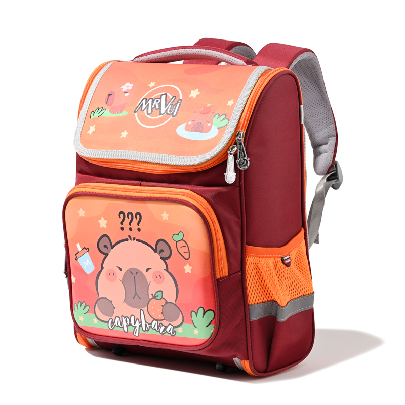 Balo Chống Gù MR VUI 993 Dành Cho Học Sinh Tiểu Học, Năng Động Dễ thương - Hàng Chính Hãng