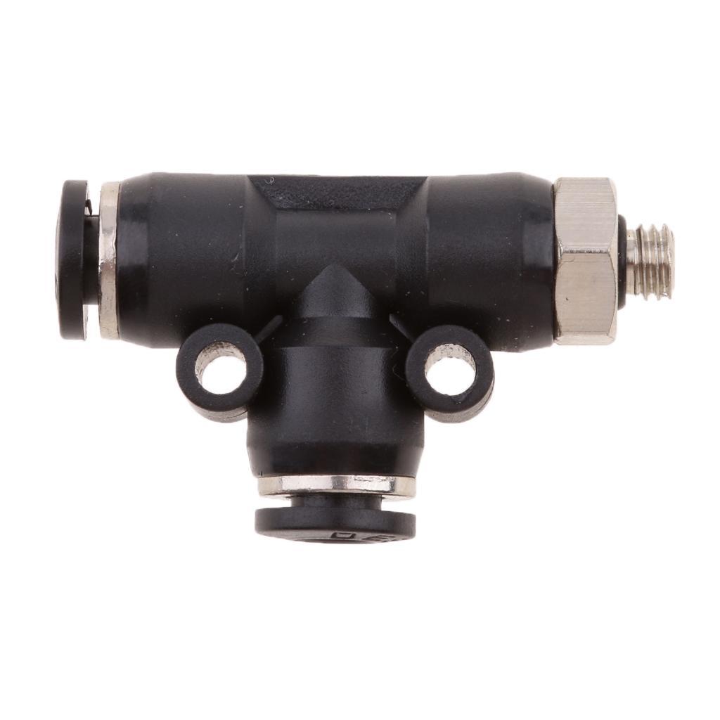 5 Pieces Air Water Line Hose Tube Triple Push In Pneumatic Fitting 4MM 6MM 8MM