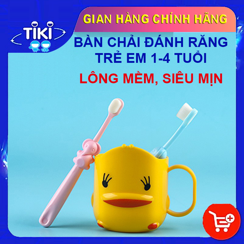 Bàn Chải Đánh Răng Trẻ Em Jodily 1-4 Tuổi Siêu Mền Mại (Dành Cho Bé Tập Đánh Răng)