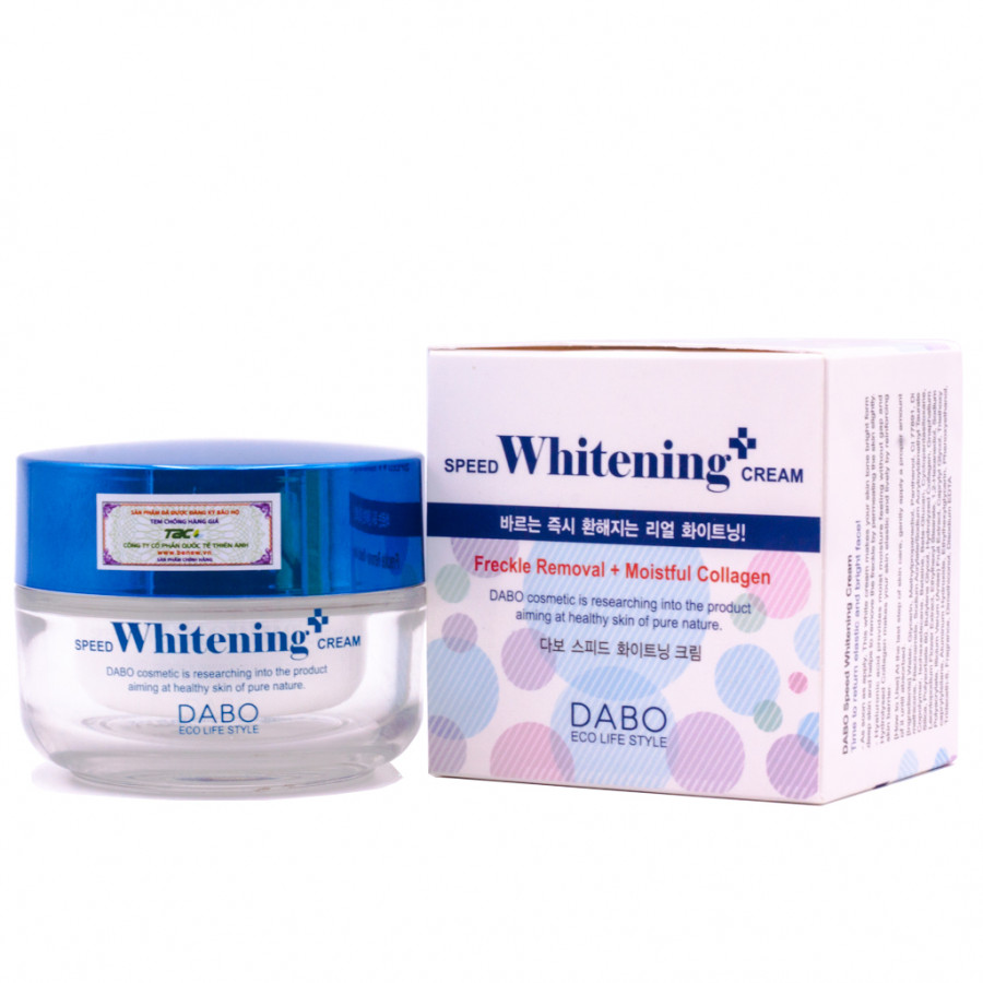 Kem dưỡng trắng da chiết xuất từ thiên nhiên cao cấp Hàn Quốc Dabo Speed Whitening Up Cream (50ml) – Hàng chính hãng.