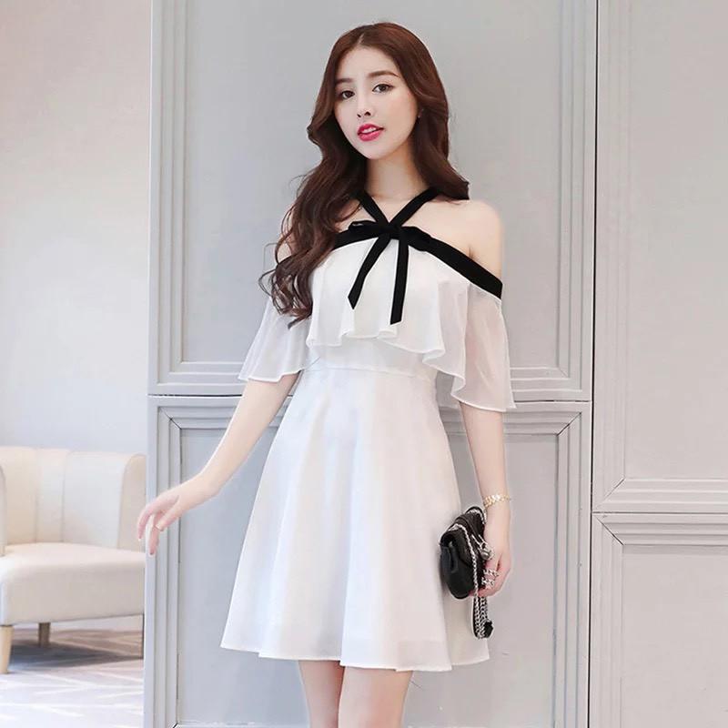 Đầm nữ voan 2 lớp tiểu thư hàng cao cấp