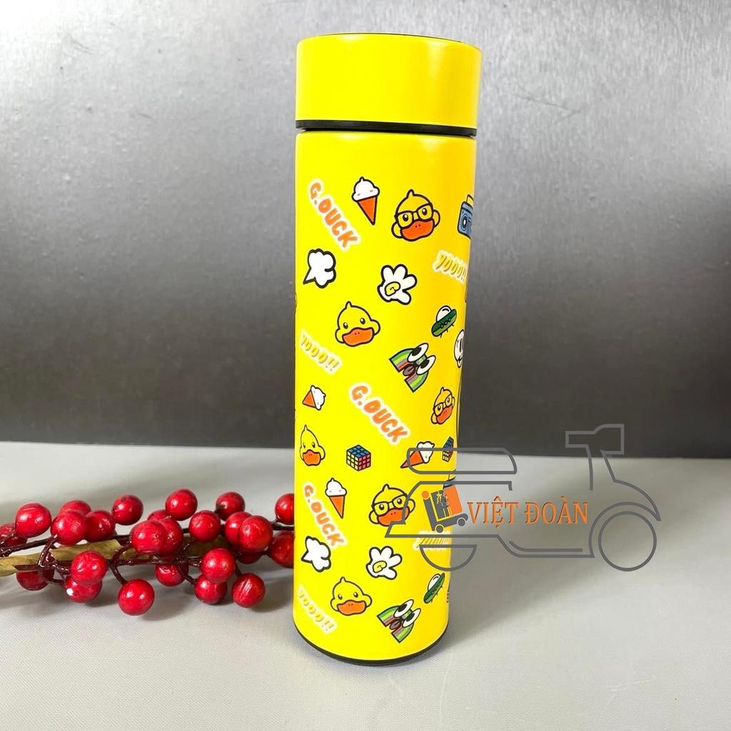 BÌNH GIỮ NHIỆT INOX SUS 304 - Kiểu dáng , màu sắc trẻ trung 500ML - RUỘT INOX 304, vỏ nhựa PP