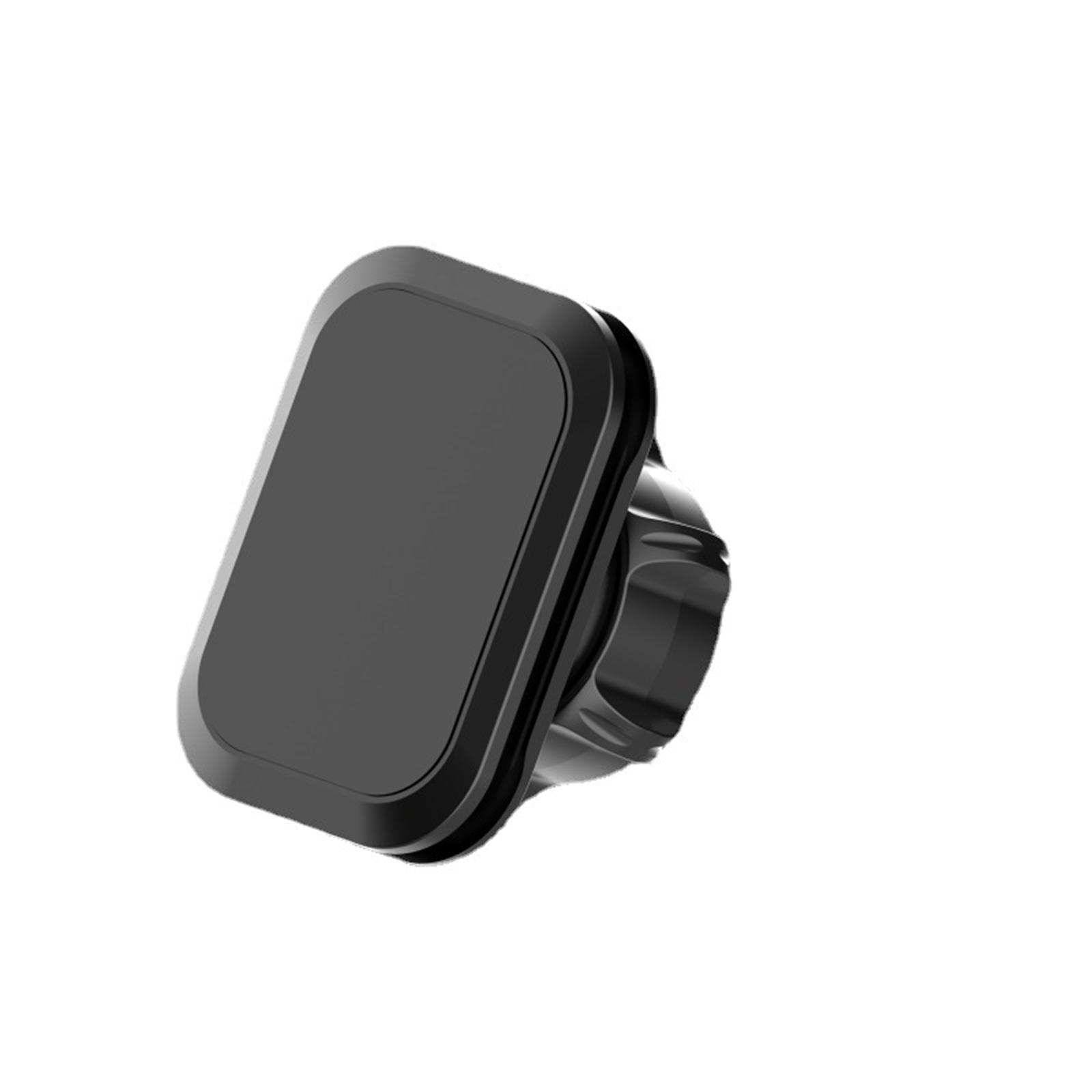 Magnetic Phone Holder, 17mm Ball Head, Black Without Base ,Square Magnetic Head Easily Install Mount for Car Universal Devices