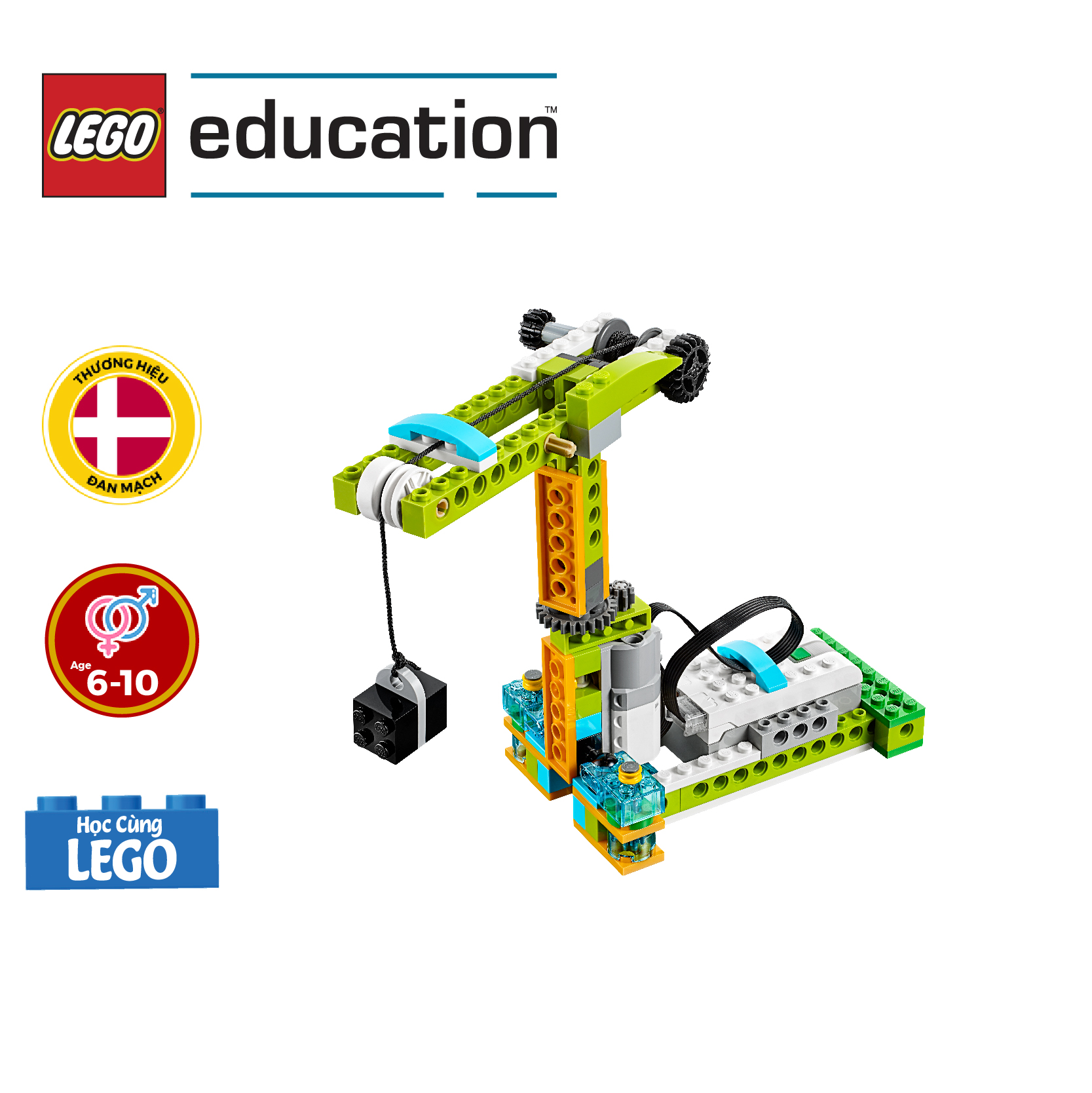 Bộ Lập Trình Robot Wedo MILO LEGO EDUCATION - 45300 (280 Chi Tiết)