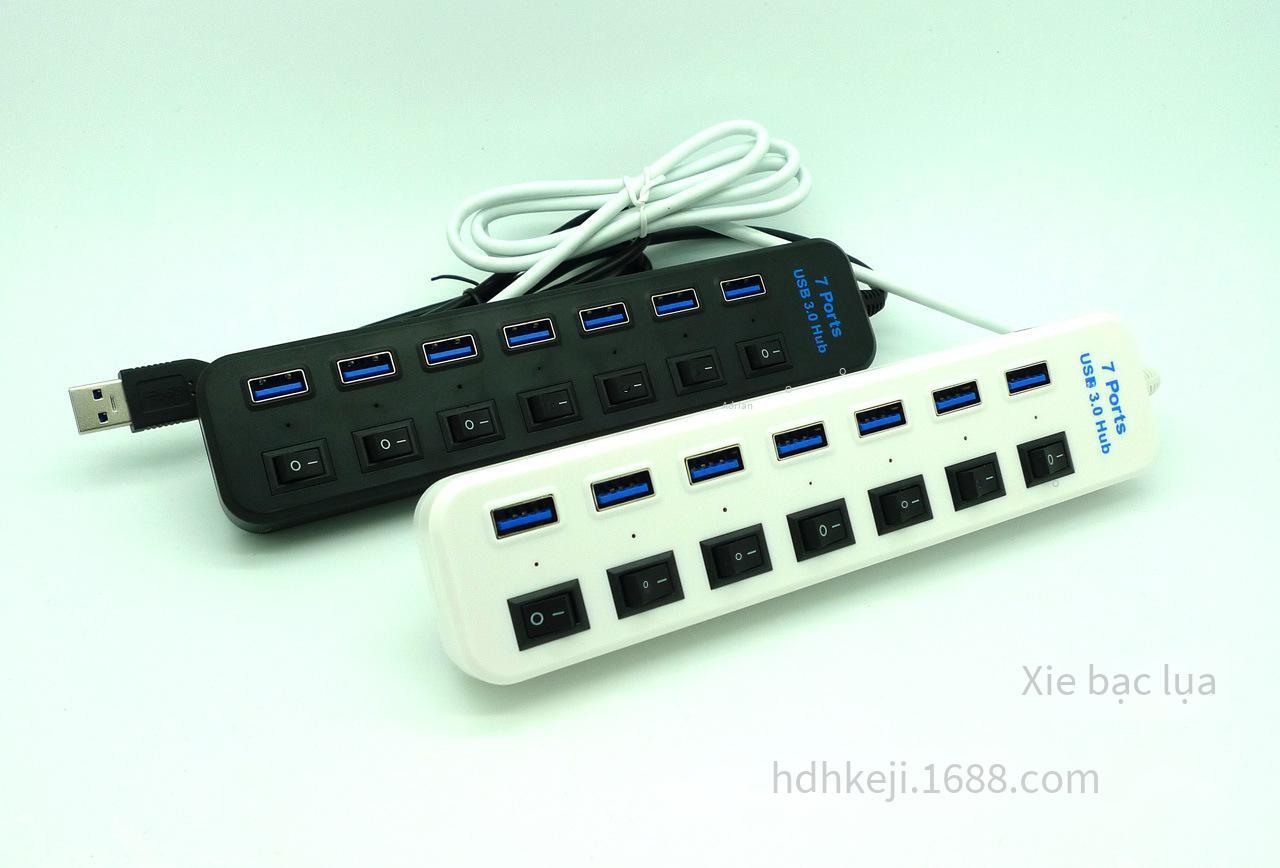 Bộ chuyển đổi 7 cổng USB3.0HUB thuận lợi nhất 3.0HUB bộ chia 7 cổng