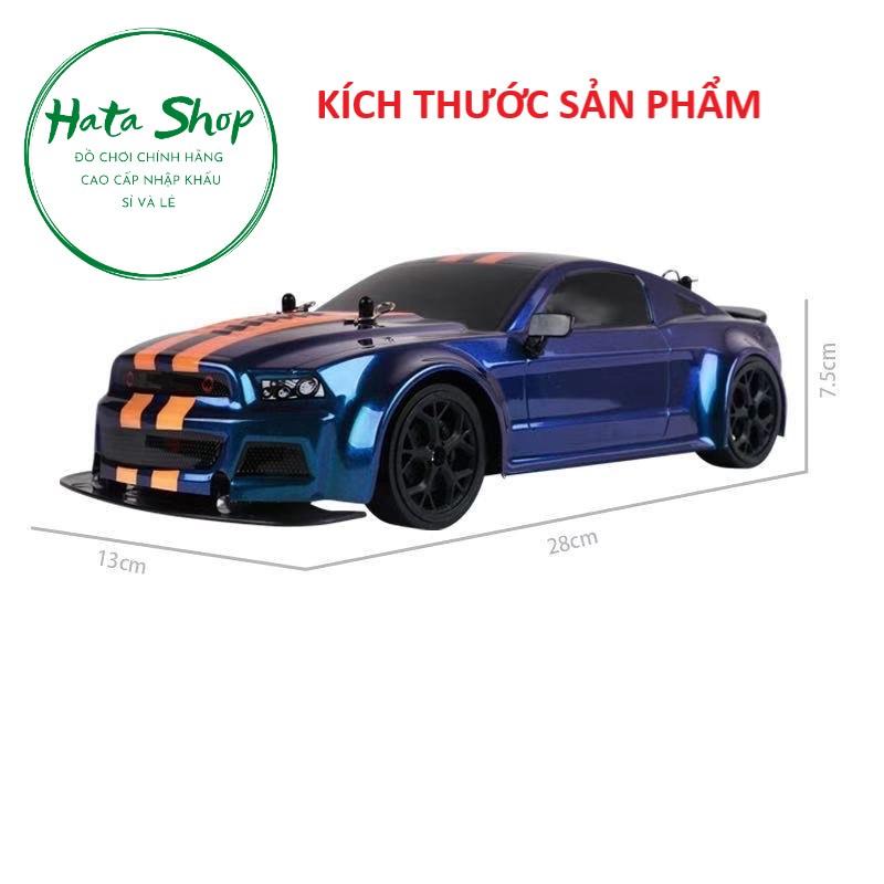 Xe Đua Drift RC-18 Điều Khiển Từ Xa Mustang GTR 1:16 tốc độ cao 35km/h 2.4GHz