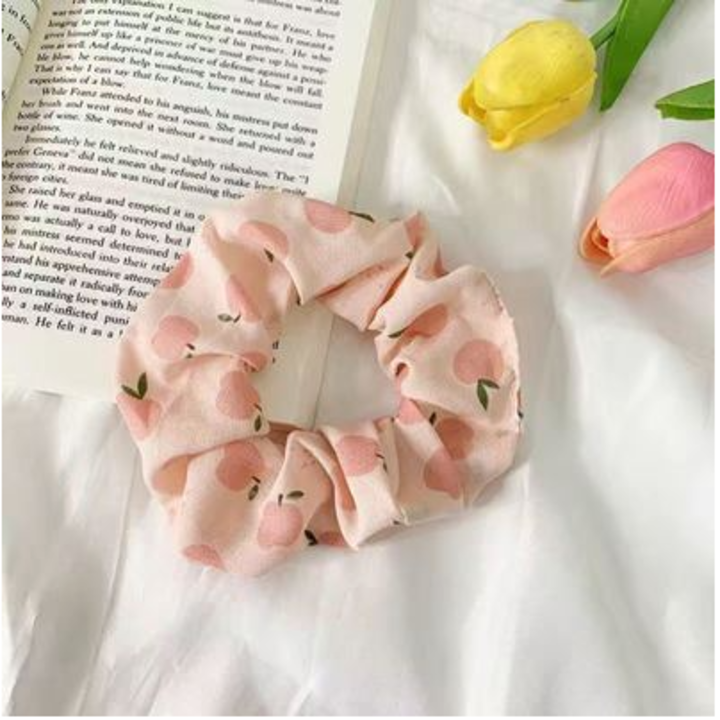 Dây buộc tóc, Cột tóc Scrunchies Hoa Quả Nhiều Màu