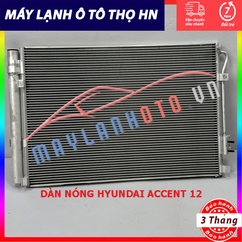 Dàn (giàn) nóng Hyundai Accent 2012 / Rio 2012 Hàng xịn Hàn Quốc (hàng chính hãng nhập khẩu trực tiếp)