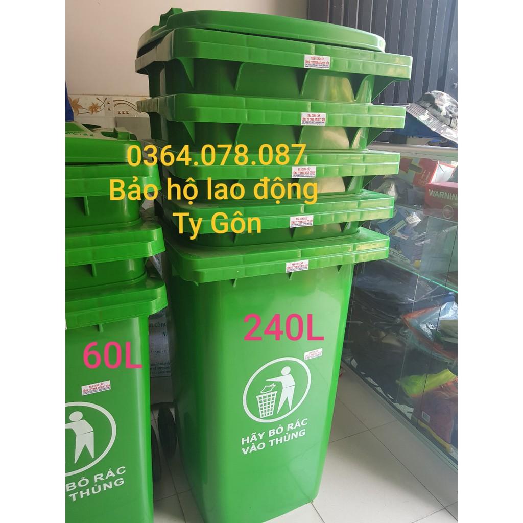 THÙNG RÁC 120L - NHỰA CAO CẤP HDPE