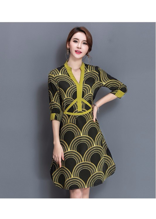 ĐẦM XÒE HỌA TIẾT CAO CẤP NT8081