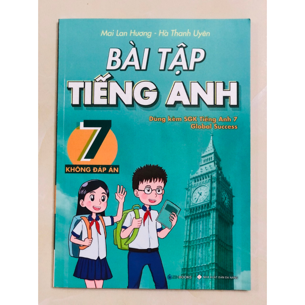 Sách - Bài Tập Tiếng Anh Lớp 7 - Không Đáp Án  -BT