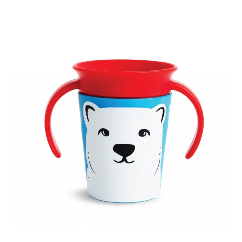 CỐC 360 ĐỘ CHỐNG ĐỔ DECO CÓ TAY CẦM MUNCHKIN