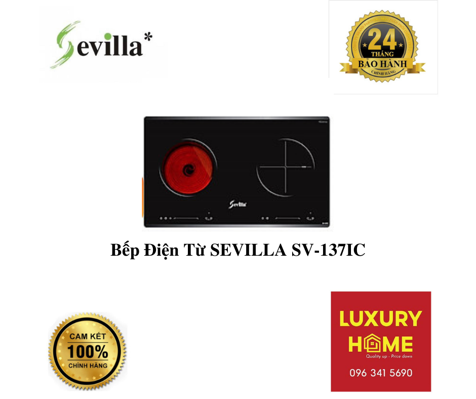 Bếp Điện Từ SEVILLA SV-137IC - Chính Hãng