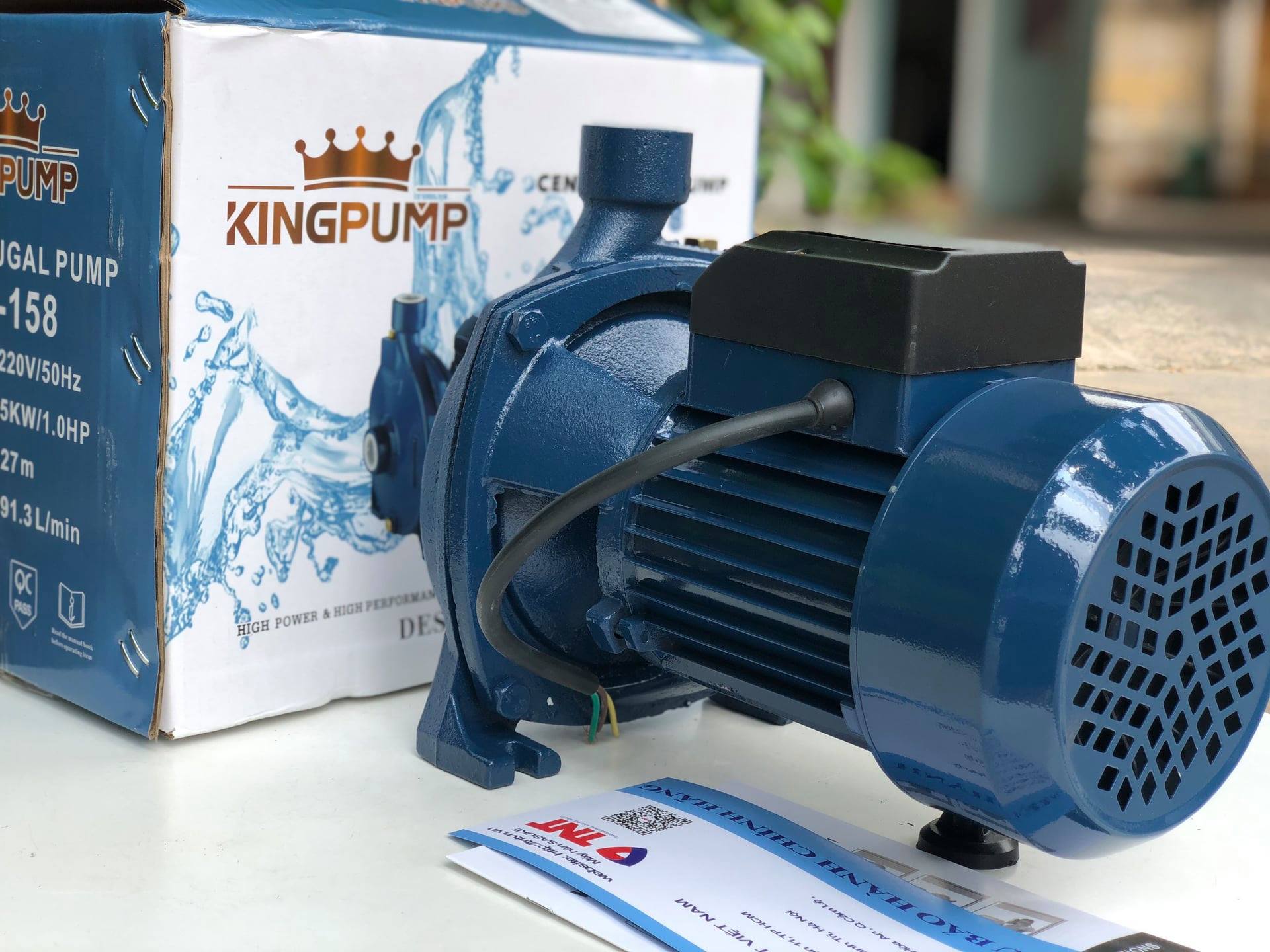 Máy Bơm Nước Ly Tâm 750W KINGPUMP KP-158- Hàng chính hãng