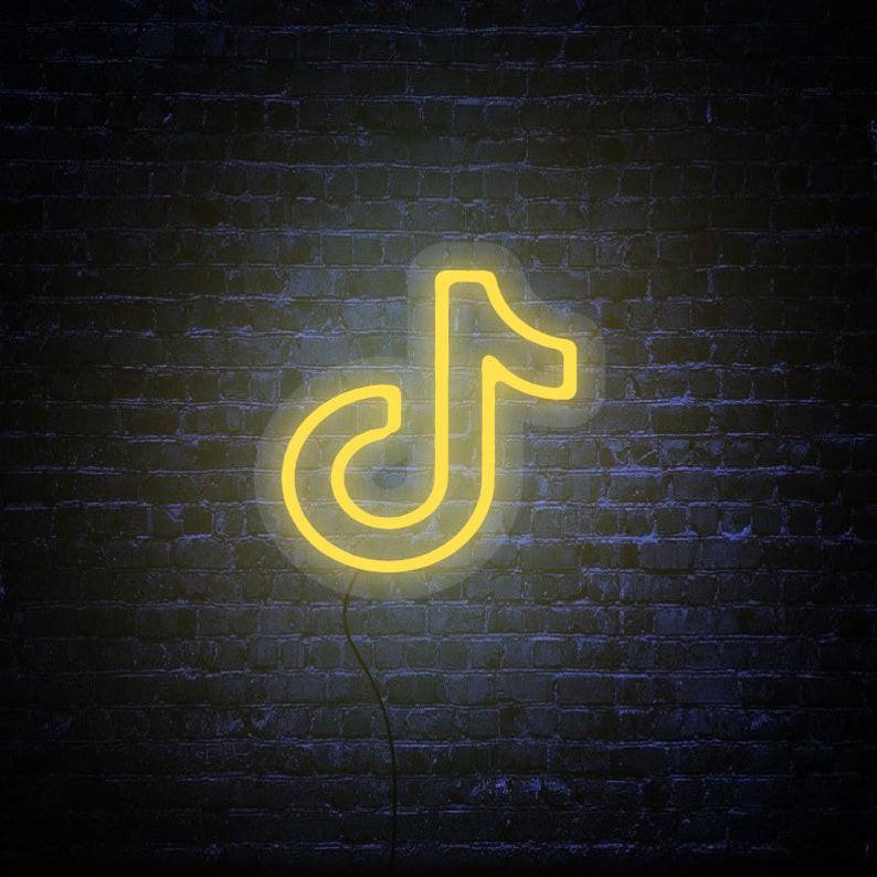 Đèn LED neon sign hình ĐÈN TIKTOK | Saigonneonart | Sử dụng điện 12V | Chuyên dùng trang trí tường, trang trí phòng ngủ, trang trí nhà , trang trí quán coffee, trang trí cửa hàng.