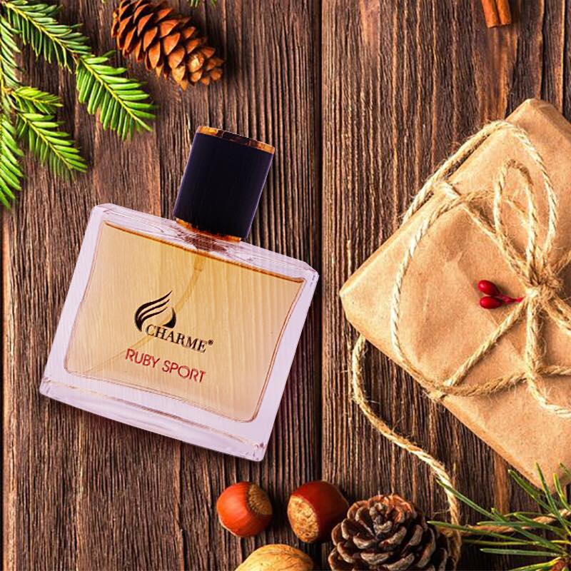 Nước hoa nam thơm lâu, Charme Ruby Sport, nam tính, năng động đầy cuốn hút, đúng chất quý ông, 50ml